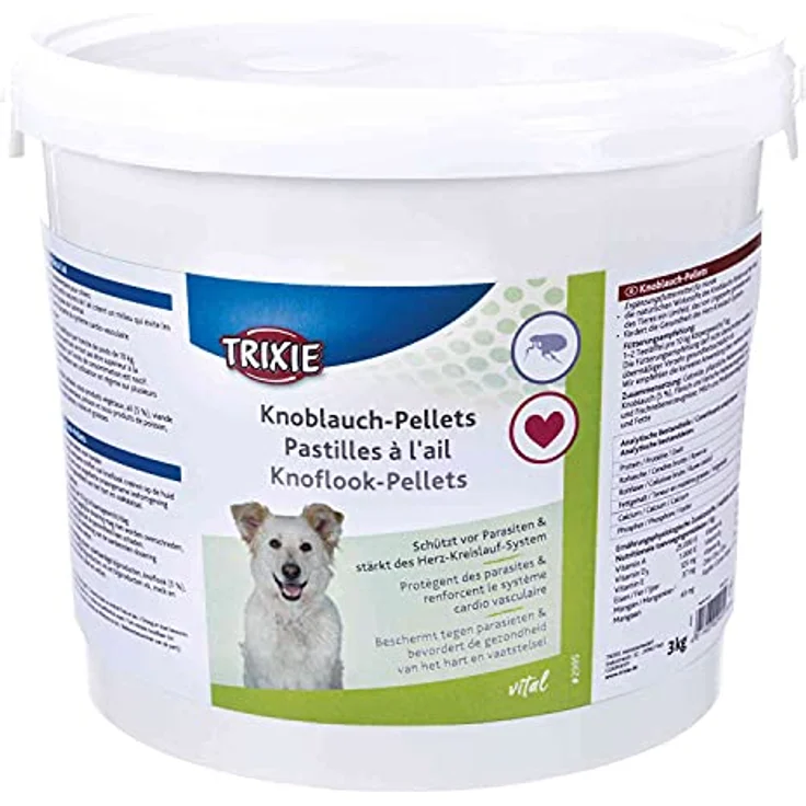 Trixie Knoblauch-Granulat für Hunde, Ergänzungsfuttermittel zur Unterstützung der Gesundheit, 3kg – Bild 2