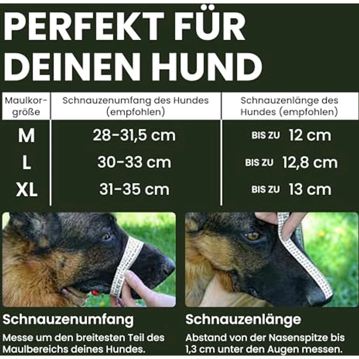 BRONZEDOG Draht-Hundemaulkorb für Deutscher Schäferhund, verstellbarer Metallkorb aus langlebigem Stahl, Größe L für mittelgroße bis große Hunde – Bild 4