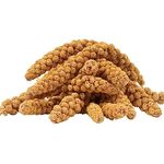 Lyra Pet® Kolbenhirse gelb 15 kg, ganzjähriges Vogelfutter für Ziervögel & Wildvögel, handverlesene, nährstoffreiche Hirsekolben für Wellensittiche & Kanarienvögel