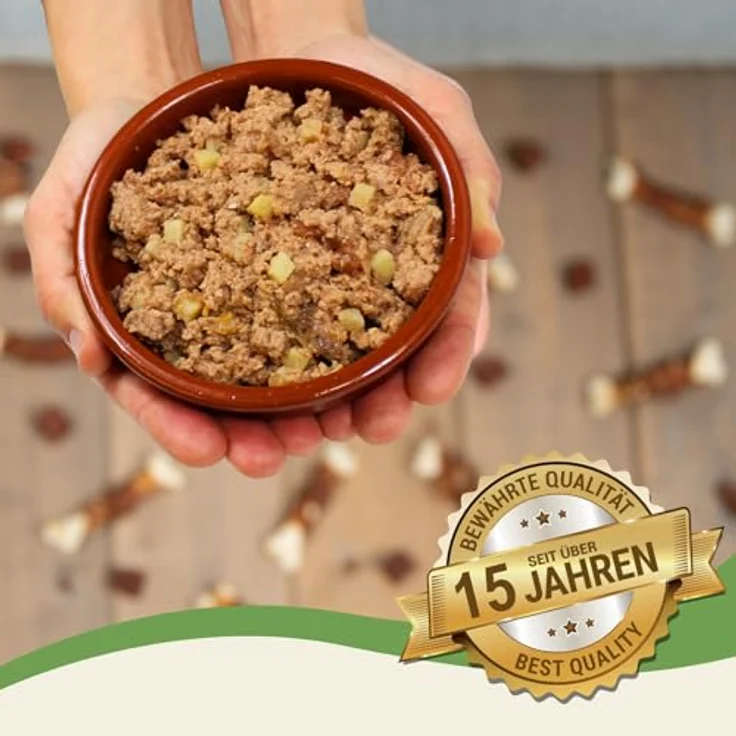 Lyra Pet Gino's Saftige Fleischmahlzeit mit Huhn & Kartoffeln, 6 x 400 g, getreidefreies Hundenassfutter, reich an Proteinen & Mineralien, magenfreundlich – Bild 3