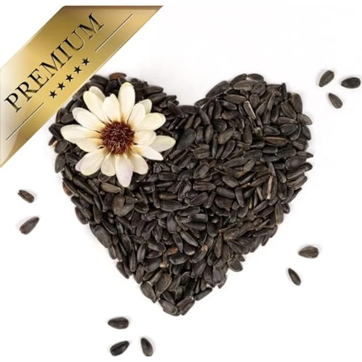 Lyra Pet® Sonnenblumenkerne Schwarz, 10 kg premium Vogelfutter, ölhaltiger Energiespender für Wildvögel, ideal für ganzjähriges Füttern – Bild 5