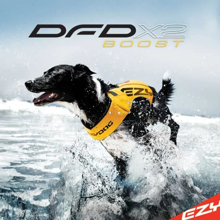 EzyDog DFD X2 Boost Schwimmweste für Hunde, Premium Schwimmhilfe in Blau, Größe XS für optimale Sicherheit im Wasser – Bild 5