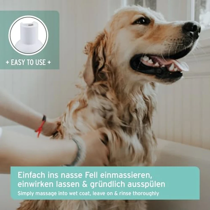 AniForte Neemöl Shampoo für Hunde 500ml - Hundeshampoo gegen Juckreiz, Milben, Flöhe & Zecken, pH-neutral, pflegend & leicht kämmbar, Hautfreundlich, angenehm im Geruch – Bild 4