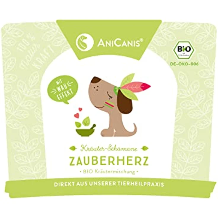 AniCanis Bio Kräutermix Zauberherz für Hunde, Futterzusatz für Herz, Kreislauf & Vitalität, 100g – Bild 3
