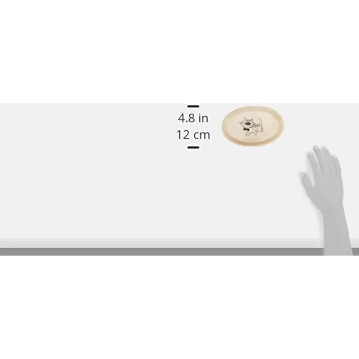Nobby Katzen Keramik Schale oval creme beige 17 x 11 x 2,5 cm 120 ml – Bild 5