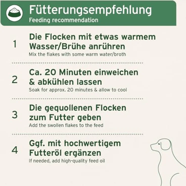 AniForte BARF-Line Karotten-Möhrenflocken, 1kg, getreide- und glutenfreies Hundefutter ohne künstliche Zusätze – Bild 5