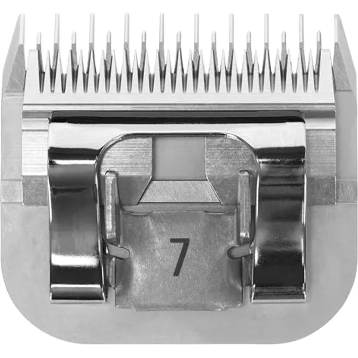 KERBL Aesculap Scherkopf SnapOn, Größe 7, 3,2 mm Schurhöhe, 40 mm Breite, Kohlenstoffstahl, für Hunde und Pferde, Made in Germany