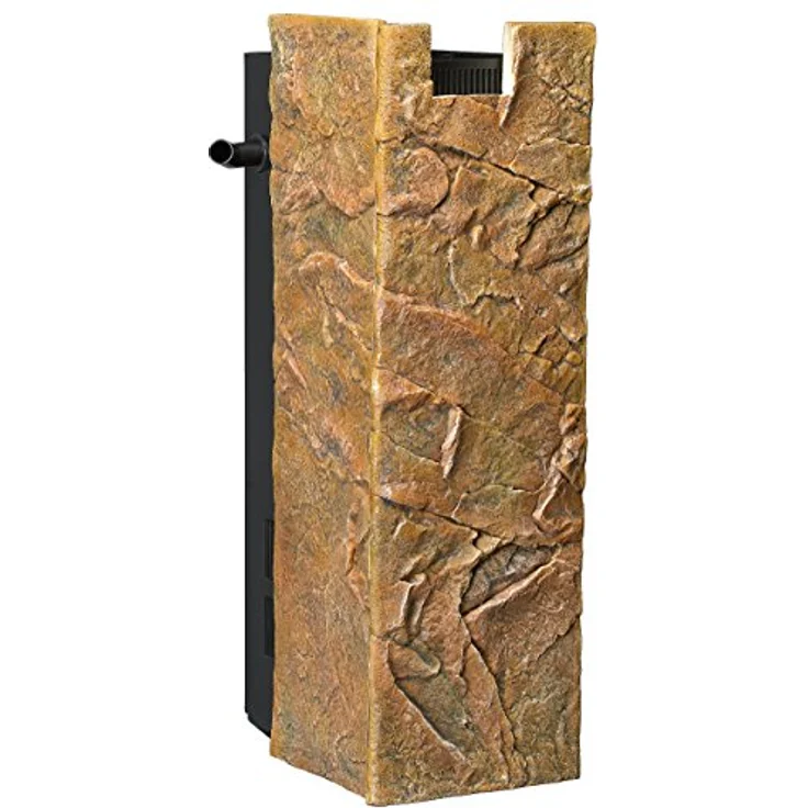 Juwel Aquarium Filtercover Cliff Dark 555x186/157mm, naturgetreue Felsstruktur, extrem leicht zuschneidbar, süß- und meerwassergeeignet – Bild 4
