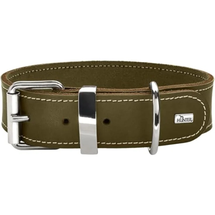 Hunter Hunde-Halsband Aalborg Special oliv-grün L-XL – Bild 2
