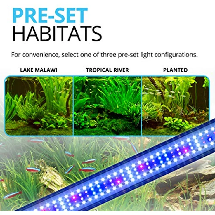 Fluval Plant 3.0, LED Aquariumbeleuchtung mit 32 W, programmierbarem 24-Stunden-Lichtzyklus und anpassbarem Farbspektrum – Bild 5