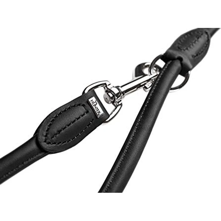 Hunter Hunde-Leine verstellbar Round & Soft schwarz 8-200 – Bild 4
