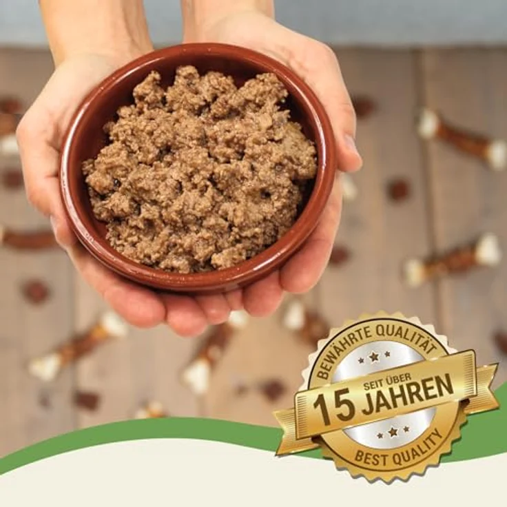 Lyra Pet Balu's Saftige Fleischmahlzeit mit Huhn, 6 x 400 g Katzen Nassfutter, Getreidefrei, ohne Zuckerzusatz, reich an Proteinen & Mineralien, Made in Germany – Bild 3