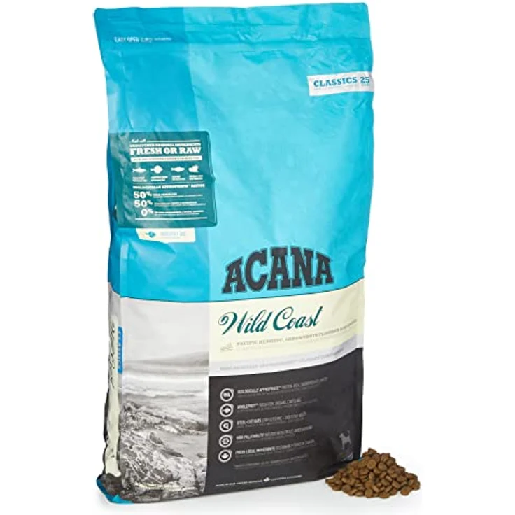 Acana Classic Wild Coast, Hunde-Trockenfutter mit nachhaltigem Fisch und Omega-3-Fettsäuren, 9,7 kg – Bild 2