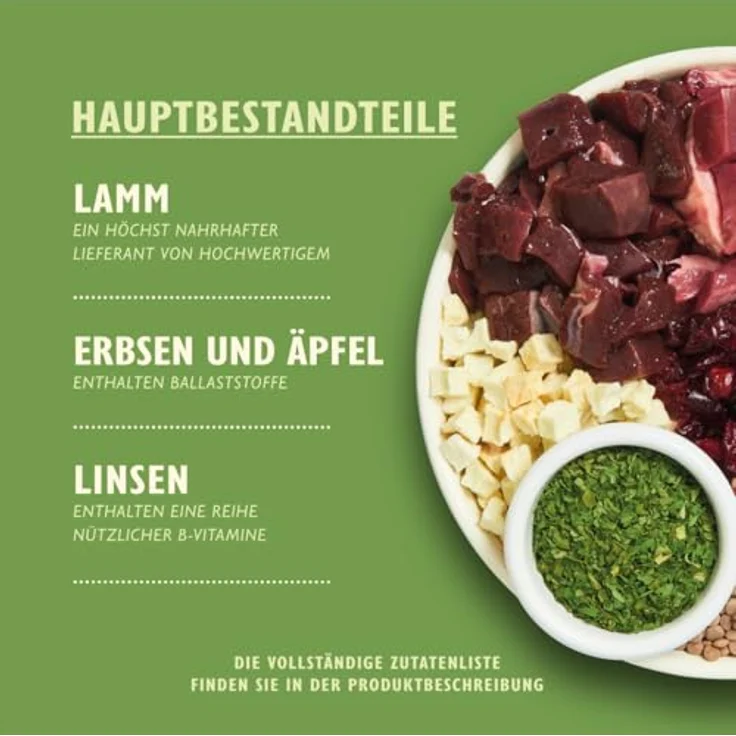 Lily's Kitchen Trockenfutter für ausgewachsene Hunde, Hirtenkuchen mit natürlichem Lamm, 1kg Beutel, getreidefrei, mit Glucosamin und Präbiotika – Bild 2