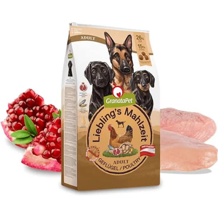 GranataPet Liebling´s Mahlzeit Adult Geflügel, Hunde-Trockenfutter mit wichtigen Vitaminen, 10kg – Bild 2