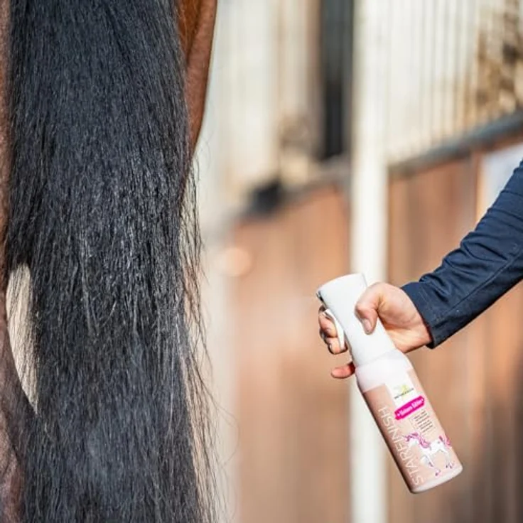 Bense & Eicke Fellpflege StarFinish Unicorn-Edition, Mähnenspray mit staub- und schmutzabweisender Wirkung für Pferde – Bild 4