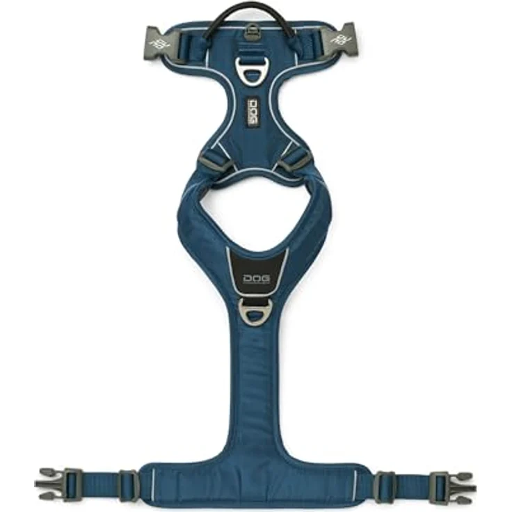 DOG Copenhagen Comfort Walk Pro Hundegeschirr, ergonomisch mit 2 Leinenbefestigungen, Ocean Blue, Größe M – Bild 4