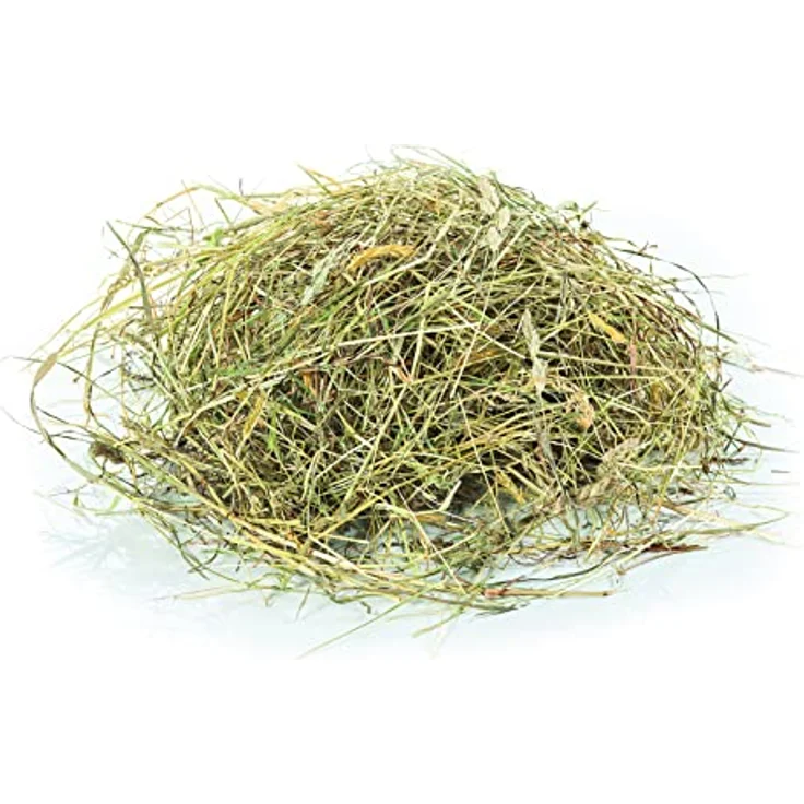 Heu-Tom ® 15kg frisches Wiesenheu, 1. Schnitt, umweltfreundlich verpackt, für Meerschweinchen und Kaninchen – Bild 5