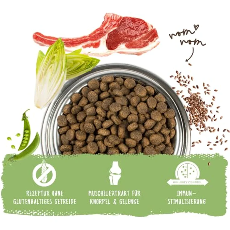 bosch HPC Sensitive Lamm & Reis, Hundetrockenfutter für ernährungssensible Hunde aller Rassen, glutenfrei, 1 x 3 kg – Bild 2
