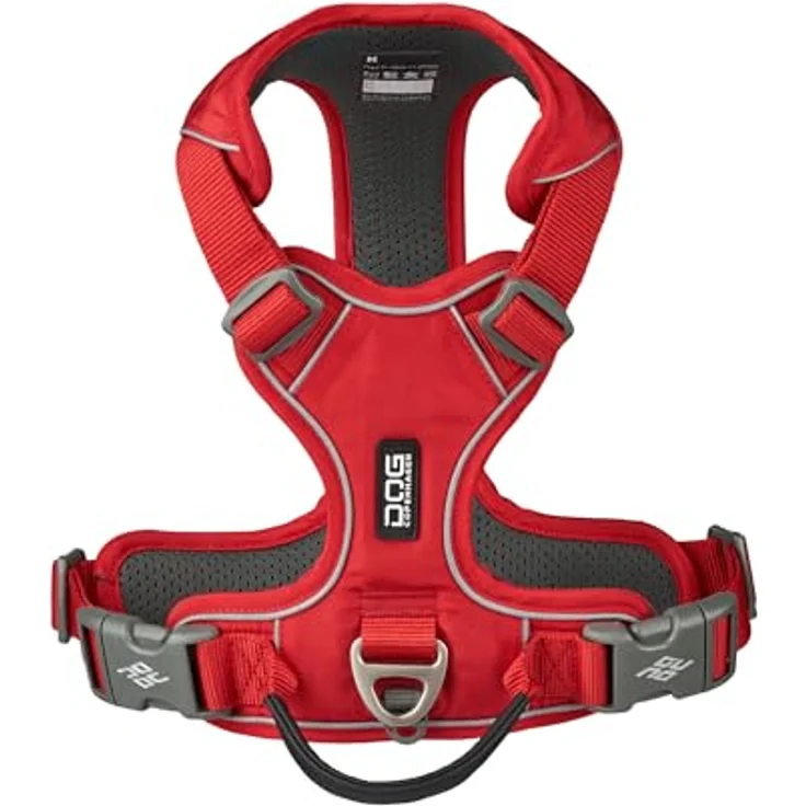 DOG Copenhagen Comfort Walk Pro Hundegeschirr, Classic Red, XL, ergonomisches Design mit 3 Befestigungsmöglichkeiten und reflektierendem 3M-Besatz – Bild 3