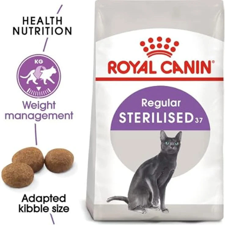 Royal Canin Sterilised 37, Katzenfutter für kastrierte Katzen, 4 kg, mit ausgewogenem Mineralstoffgehalt und hohem Proteingehalt – Bild 3