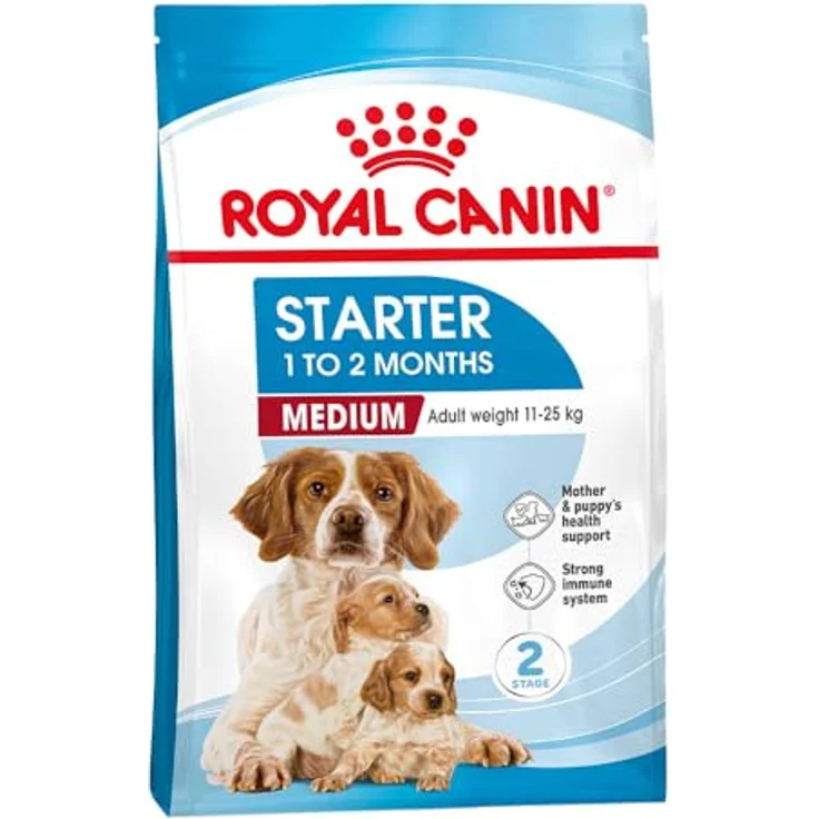 ROYAL CANIN Medium Starter, Hundefutter für trächtige Hündinnen und Welpen, 15 kg – Bild 1