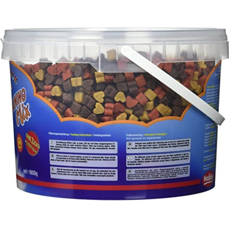Nobby STARSNACK Training Mix für Hunde, 1 Eimer (1800 g), mit Geflügel, Lamm und Lachsöl, zuckerfreier Snacks – Bild 2