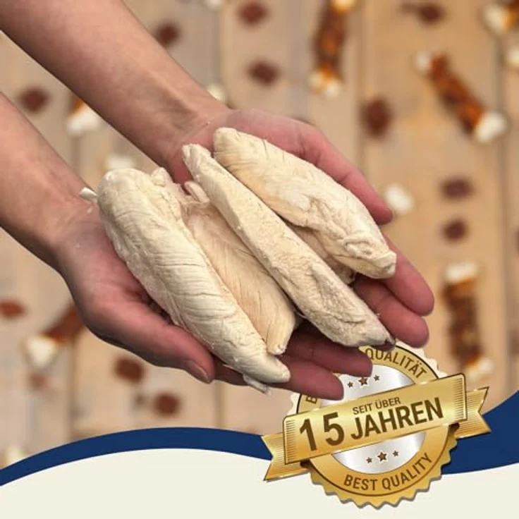 Lyra Pet® Hühnerbrust gefriergetrocknet 200 g | Proteinreicher & fettarmer Hundesnack | Belohnungs-/Trainingssnack für Welpen & Senioren, ohne Zusätze und Getreide – Bild 3