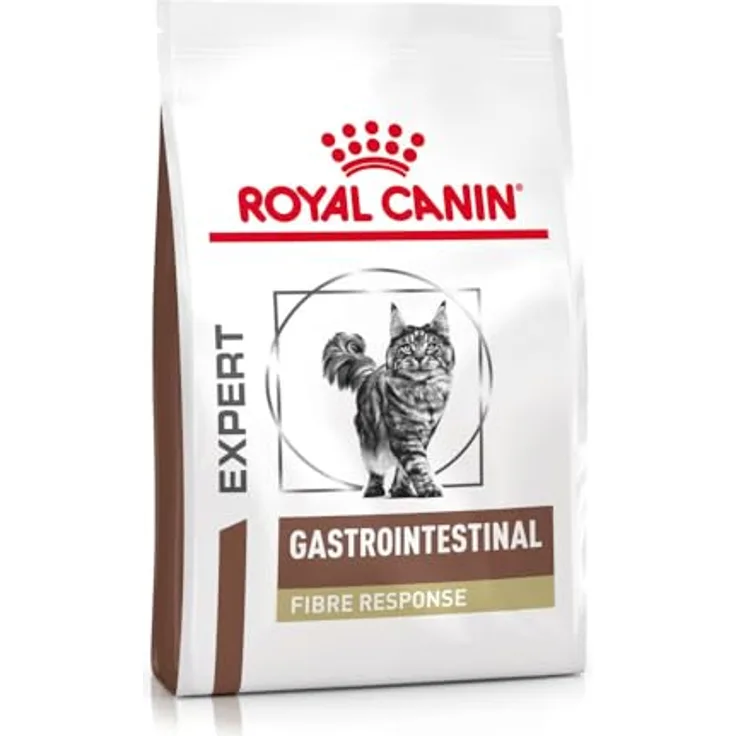 Royal Canin Veterinary Gastrointestinal Fibre Response, Trockenfutter für Katzen, 4er Pack (4 x 400 g), zur Unterstützung der Verdauung, angepasster Energiegehalt