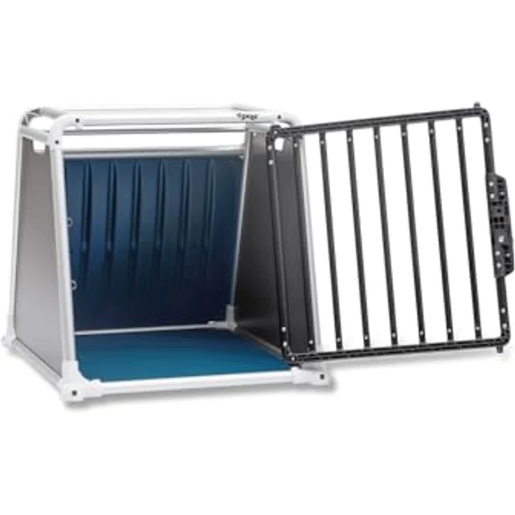 4pets ECO 3 Small Hunde Transport Box, crash getestet mit IPS Rückwand, DoubleDock und Safelock Türverriegelung, inkl. Bodenmatte, Made in Switzerland – Bild 5