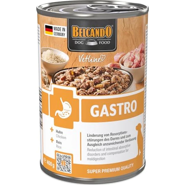 Belcando Vetline Gastro, Diät-Alleinfuttermittel für Hunde zur Linderung von Resorptionsstörungen, 6er Pack, 6 x 400 g – Bild 3