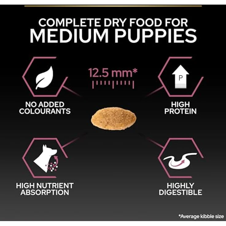 PURINA PRO PLAN Medium Puppy Sensitive Skin, Trockenfutter für Welpen mittelgroßer Rassen, 3 kg, weizenfrei, mit Lachs und Fischöl, unterstützt Haut und Fell – Bild 8
