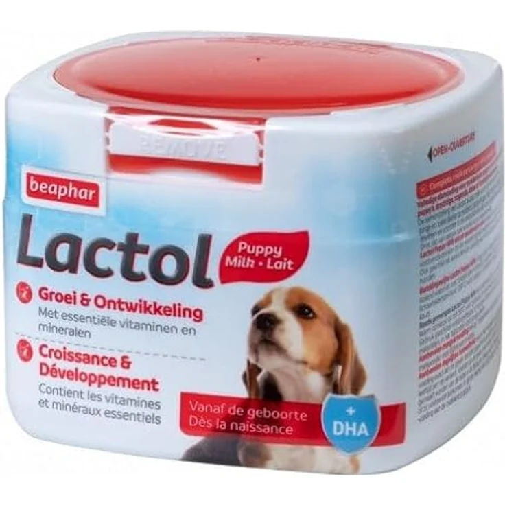 Beaphar Lactol Aufzucht-Milch 500 g, vollwertiger Muttermilch-Ersatz für Welpen, hochverdaulich und reich an Vitaminen und Mineralien – Bild 4