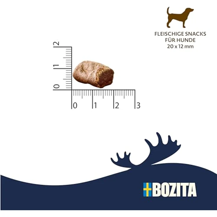 Bozita Meaty Bites Ente, Hundesnack mit 95% Fleischanteil, getreidefrei, 70 g – Bild 4
