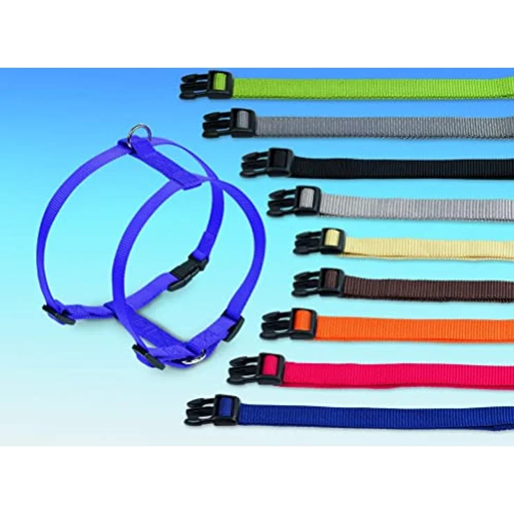 Nobby Geschirr Classic, stufenlos verstellbar, aus Nylon, orange, Brust: 70/90 cm, B: 25 mm, 1 Stück – Bild 3