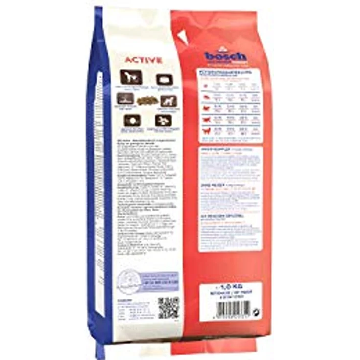 bosch HPC Active, Hundetrockenfutter für aktive, ausgewachsene Hunde aller Rassen, 1 kg, weizenfrei & zuckerfrei, mit 25 % frischem Geflügel, enthält Muschelextrakte & L-Carnitin – Bild 4