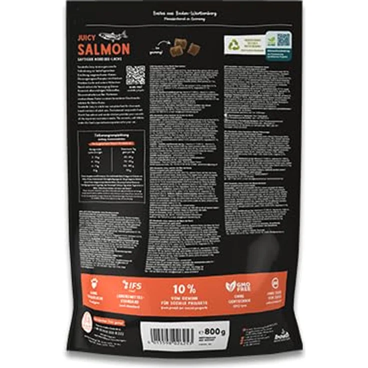 Sanabelle Trockenfutter Katze, Adult, Nordsee-Lachs, Vollnahrung mit frischem Fleisch, 250 g – Bild 2