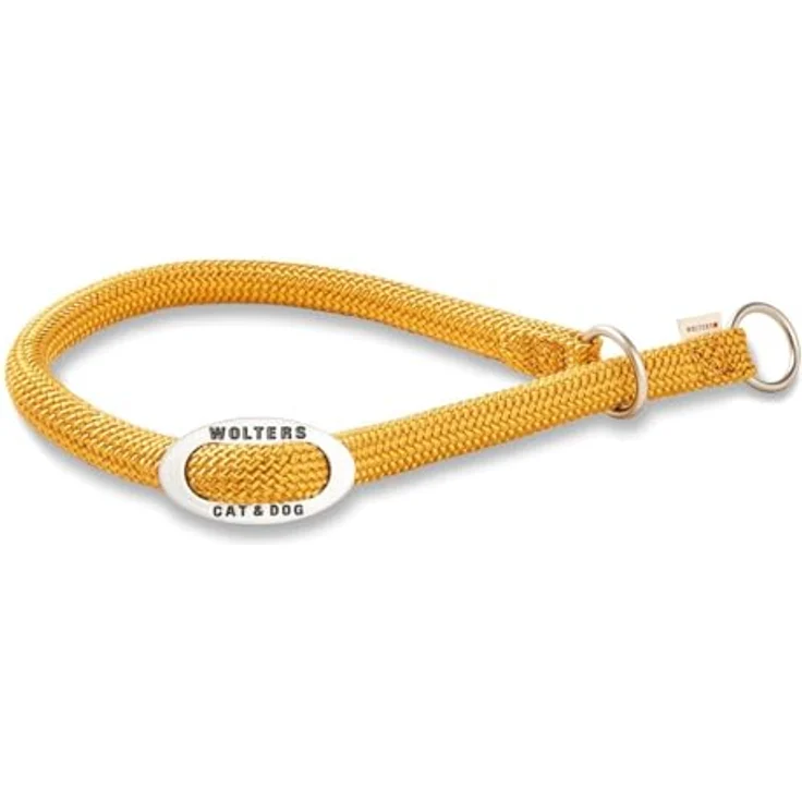Wolters K2-Tauprogramm Schlupfhalsband, 50 cm x 1,3 cm, curry gelb, robustes Nylongewebe mit Zugbegrenzer, waschbar – Bild 2