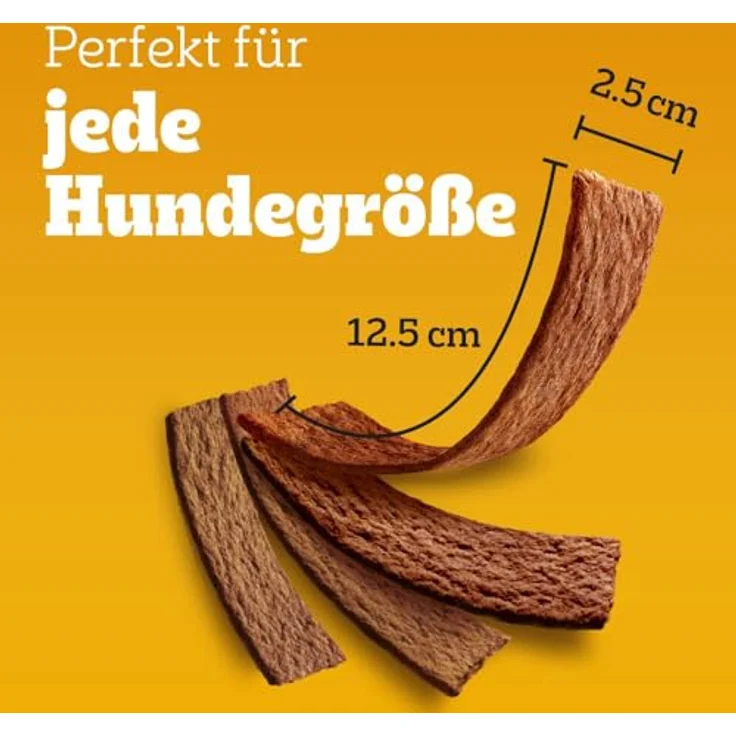Pedigree Schmackos Multi Mix Streifen, Hundesnacks mit Rind, Geflügel & Lamm, 5 x 22 Stück, weniger als 30 kcal, mit Omega 6 und Vitamin E – Bild 4