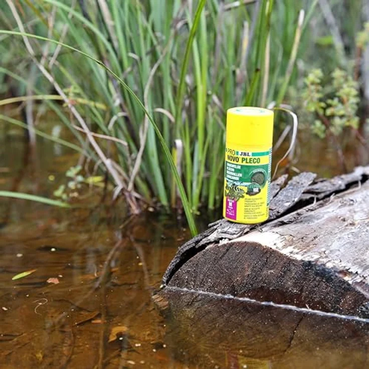 JBL PRONOVO PLECO WAFER, Futterwafer für Saugwelse von 1-20 cm, 250 ml, mit hochwertigem Pflanzenanteil und Holz zur naturnahen Ernährung – Bild 2