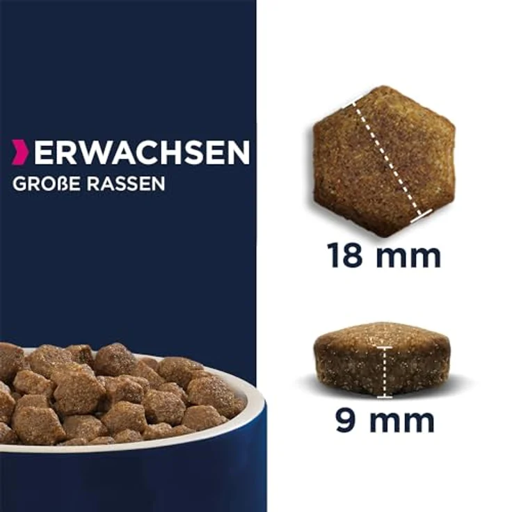 Eukanuba Hundefutter Lamm & Reis für große Rassen, Trockenfutter für ausgewachsene Hunde, 12 kg, mit DentaDefense und Glucosamin – Bild 3