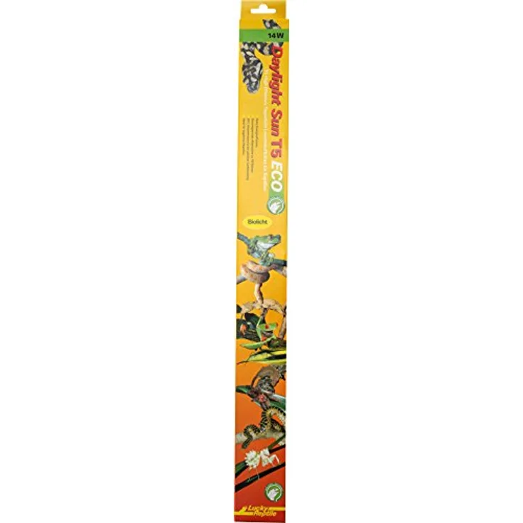 Lucky Reptile Daylight Sun T5 ECO, 14 W Tageslichtröhre mit hoher Energieeffizienz für Reptilien, 563 mm