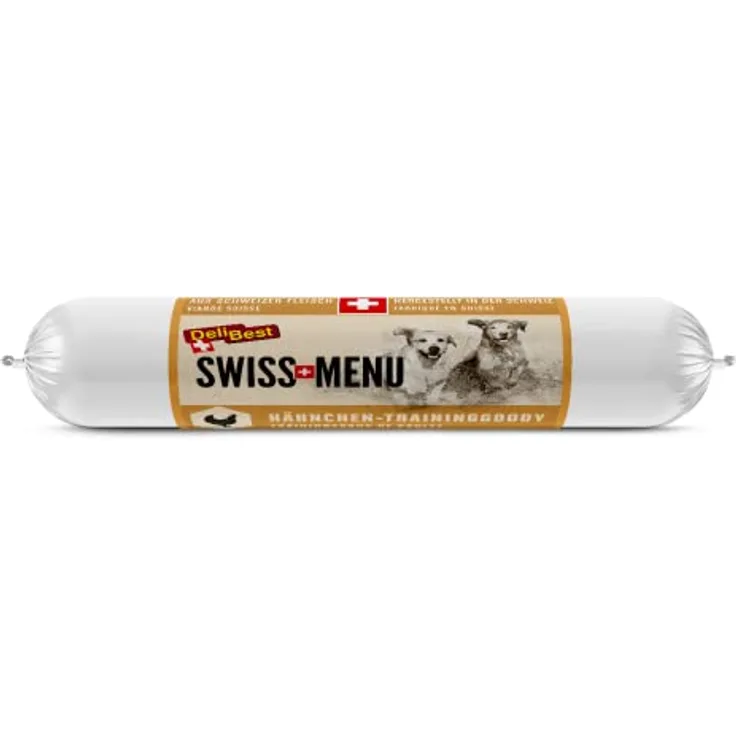 DeliBest Swiss MENU TrainingGoody Hähnchen, 200 g, Monoprotein Snack für sensible Hunde, glutenfrei und ohne Zusatzstoffe
