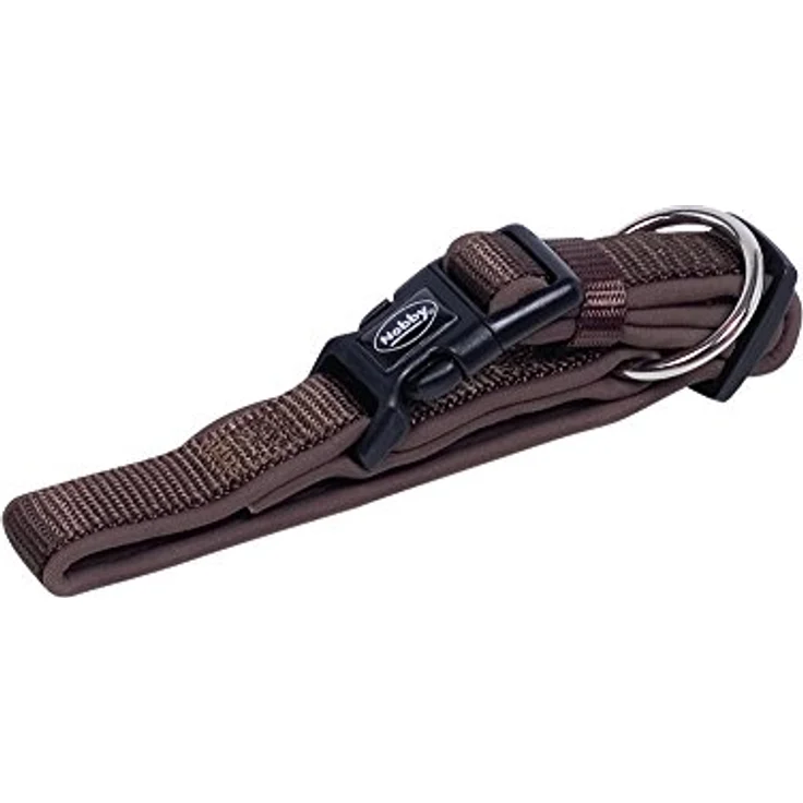 Nobby Halsband Classic Preno, braun / braun L: 30-45 cm, B: 20/25 mm, 1 Stück – Bild 2