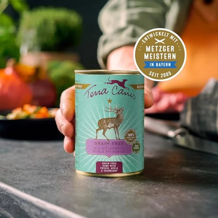 Terra Canis Huhn, Pastinake, Brombeere & Löwenzahn, Getreidefreies Nassfutter, 12x200g, 100% Lebensmittelqualität, glutenfrei, reichhaltig und gesund – Bild 5