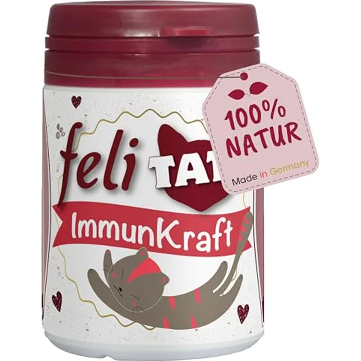 cdVet ImmunKraft, 30g gefriergetrocknetes Rinderkolostrum zur Stärkung des Immunsystems bei Katzen, 1er Pack – Bild 1