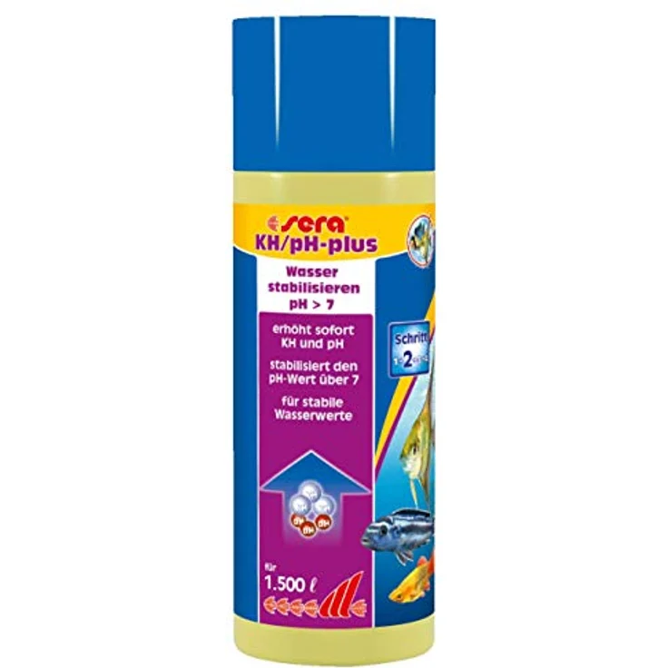 sera KH/pH-plus 250 ml Wasseraufbereiter, sichert pH-Wert und puffert, gegen biogene Entkalkung, ideal für afrikanische Cichliden – Bild 1