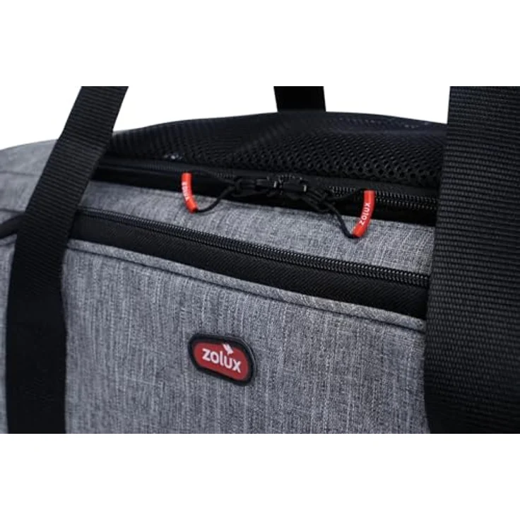 ZOLUX Transporttasche Nomad L, erweiterbare Hunde-Transportbox mit optimaler Belüftung und Sicherheitssystem – Bild 3