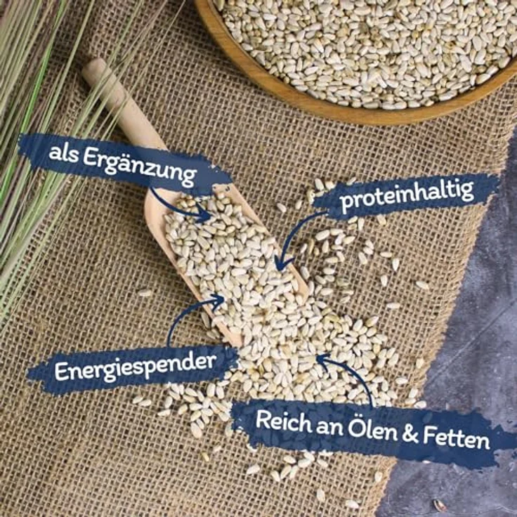 Lyra Pet® Kardisaat 20 kg, Ergänzungsfutter für Wildvögel, reich an Fetten und Ölen, kohlenhydratreich, ideal für Sommer und Winter – Bild 2