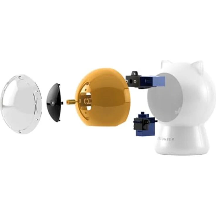 Petoneer Smart Dot PTY010, Intelligentes Katzenspielzeug mit beweglichem Laser, App-Steuerung und Micro-USB-Aufladung – Bild 3